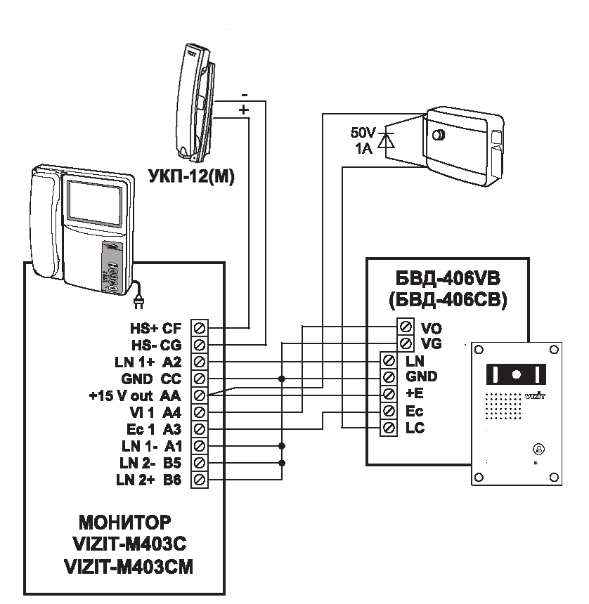 Инструкция подключения домофона. Домофон визит УКП 12 схема подключение. Vizit БВД-406св. Схема расключения домофона визит. Блок вызова видеодомофона подключение схема.